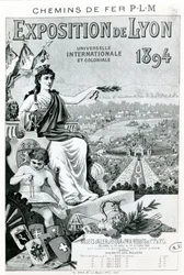 Advert for the Exposition de Lyon